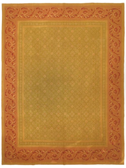 Chinese Suzani 8'7" x 11'6" Needlepoint Wool Tapestry Kilim 