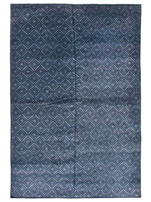 Nepal Aurora 5'10" x 8'9" Hand-knotted Silk, Wool Rug 