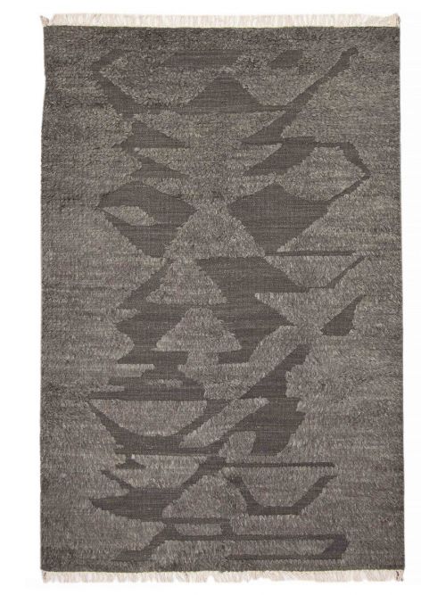 Indian Tangier 5'2" x 7'10" Hand-knotted Wool Rug 
