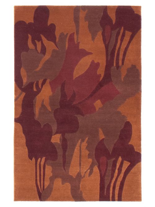 Nepal Aurora 3'9" x 5'9" Hand-knotted Wool Rug 