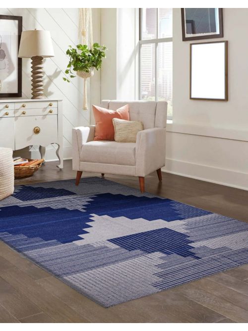 Kilim nevada 5'1" x 8'3" en laine