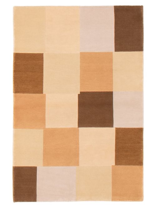 Nepal Aurora 3'9" x 5'9" Hand-knotted Wool Rug 