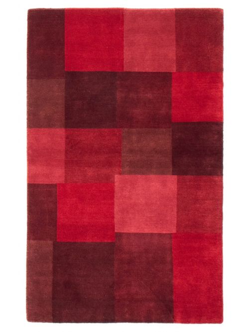 Nepal Aurora 3'9" x 5'9" Hand-knotted Wool Rug 
