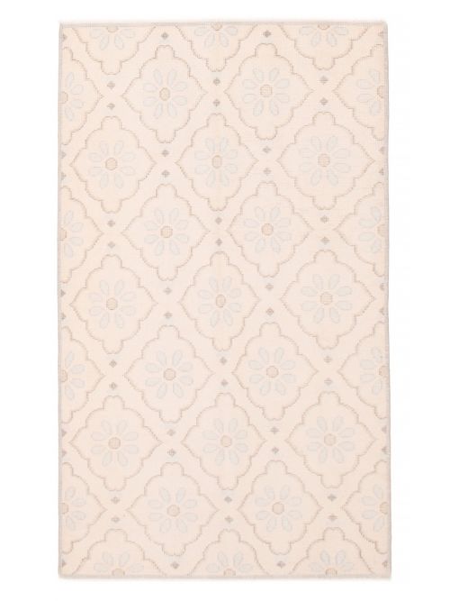 Indian Tangier 4'10" x 8'0" Hand-knotted Wool Rug 