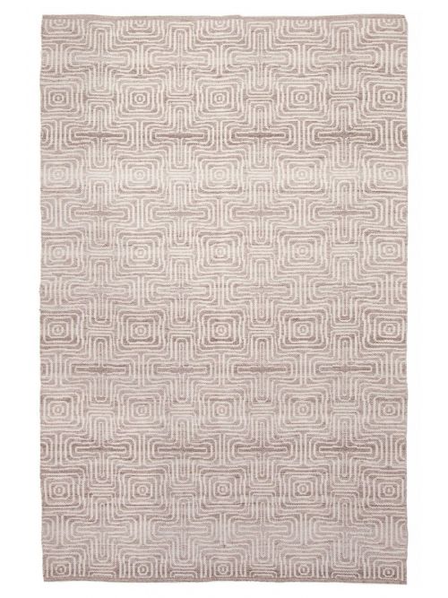 Indian Nevada 5'0" x 7'5" Flat-Weave Wool Kilim 