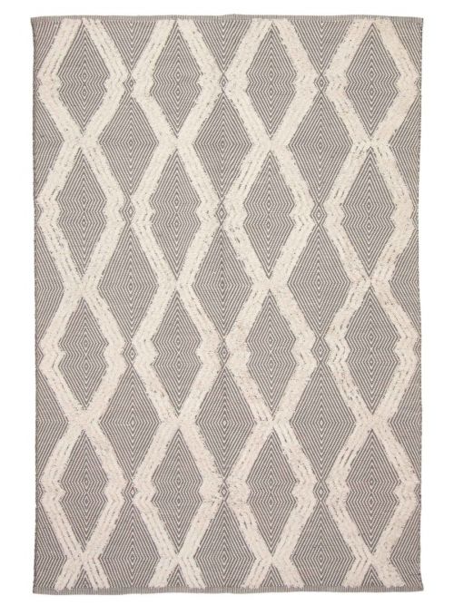 Indian Nevada 5'3" x 7'9" Flat-Weave Wool Kilim 