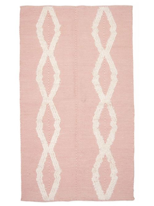 Indian Nevada 4'10" x 7'10" Flat-Weave Wool Kilim 