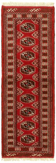 Turkmenistan Turkman 2'0" x 6'3" Hand-knotted Wool Rug 