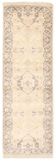 Tapis oushak royal 2'7" x 7'10" en laine