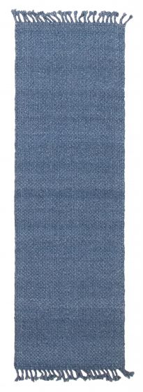 Indian Sienna 2'5" x 7'7" Braid weave Wool Rug 