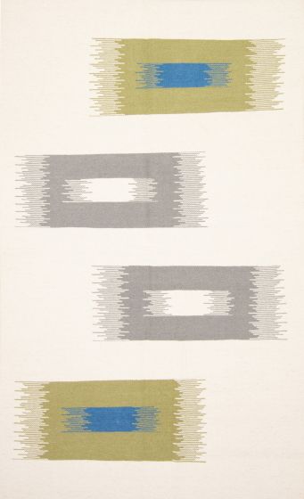Turkish Ankara FW 5'0" x 8'2" Flat-Weave Wool Kilim 