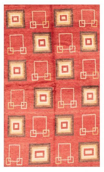 Pakistani Finest Peshawar Ziegler 5'6" x 9'1" Hand-knotted Wool Rug 