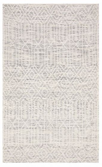 Indian Sienna 5'2" x 8'5" Braided Weave Wool Rug 
