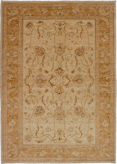 Afghan Chobi Finest 6'4" x 8'10" Hand-knotted Wool Rug 