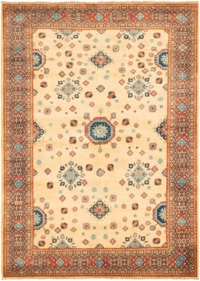 Afghan Finest Ghazni 6'9" x 9'6" Hand-knotted Wool Rug 