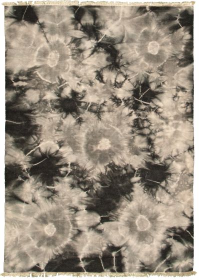 Turkish Color Transition 4'4" x 6'6" Flat-Weave Wool Kilim 