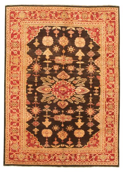 Afghan Chobi Finest 6'1" x 9'1" Hand-knotted Wool Rug 