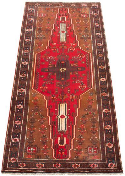 Persian Style 3'11" x 9'2" Hand-knotted Wool Rug 