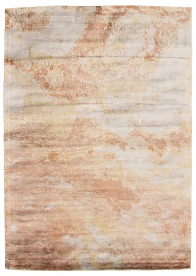 Indian Galleria 5'4" x 7'7" Hand Loomed Viscose Rug 