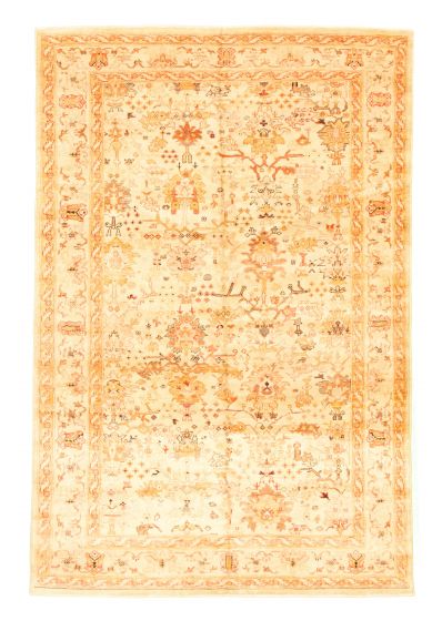 Turkish Antalya Vintage 5'8" x 8'9" Hand-knotted Wool Rug 