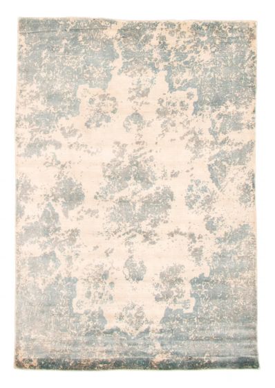 Indian Galleria 4'11" x 7'7" Hand Loomed Viscose Rug 