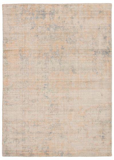 Indian Galleria 5'2" x 7'3" Hand Loomed Viscose & Wool Rug 
