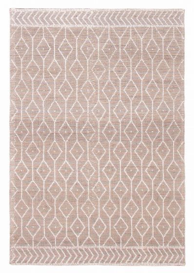 Indian Sienna 6'2" x 9'0" Braid weave Wool Rug 