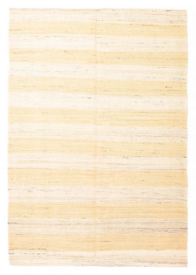 Turkish Boho 4'11" x 7'3" Flat-Weave Wool Kilim 