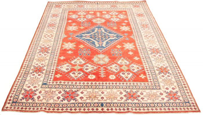 Afghan Finest Ghazni 8'0" x 11'11" Hand-knotted Wool Rug 
