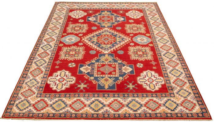 Afghan Finest Ghazni 8'3" x 11'8" Hand-knotted Wool Rug 