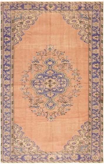 Turkish Anadol Vintage 5'10" x 9'3" Hand-knotted Wool Rug 