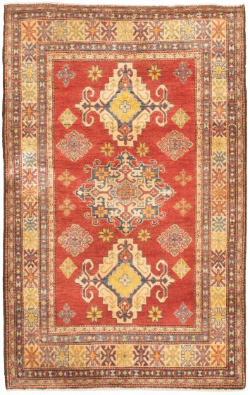 Afghan Finest Ghazni 4'0" x 6'5" Hand-knotted Wool Rug 