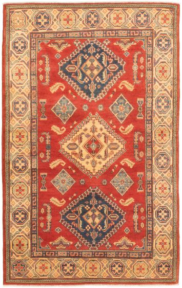 Afghan Finest Ghazni 3'10" x 6'5" Hand-knotted Wool Rug 