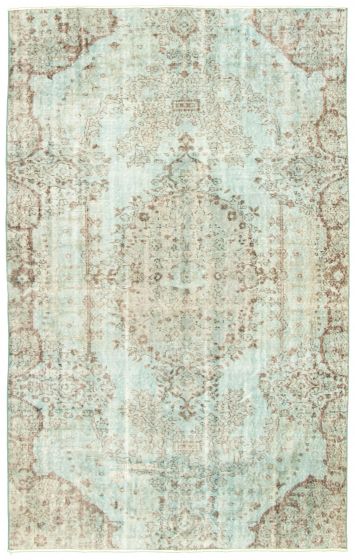Turkish Color Transition 5'3" x 8'6" Hand-knotted Wool Rug 