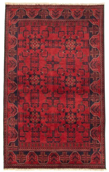 Afghan Finest Khal Mohammadi 4'1" x 6'3" Hand-knotted Wool Rug 