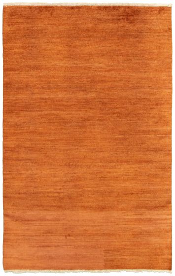 Pakistani Pak Finest Gabbeh 5'1" x 7'10" Hand-knotted Wool Rug 