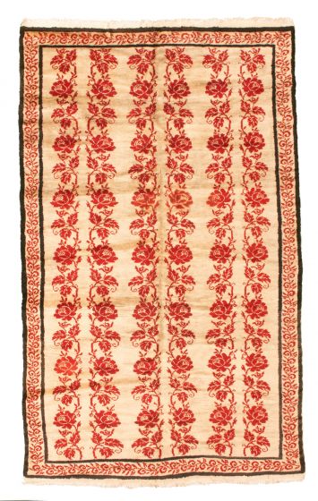 Turkish Melis Vintage 5'2" x 8'10" Hand-knotted Wool Rug 