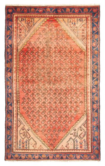Persian Style 3'2" x 5'2" Hand-knotted Wool Rug 