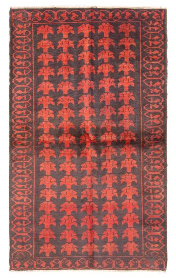 Tapis rizbaft 3'3" x 5'7" en laine
