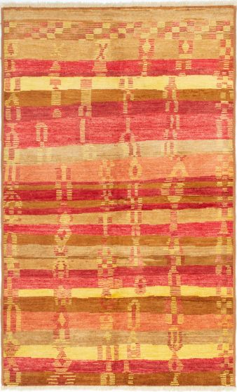 Indian Shalimar 6'0" x 9'9" Hand-knotted Wool Rug 