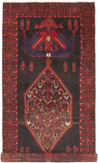 Persian Style 5'0" x 12'0" Hand-knotted Wool Rug 