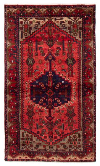 Persian Style 3'8" x 6'3" Hand-knotted Wool Rug 
