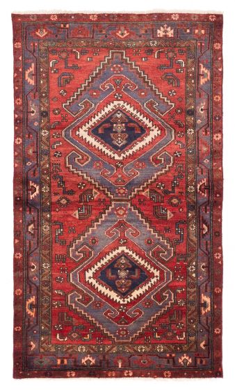 Persian Style 3'11" x 6'11" Hand-knotted Wool Rug 