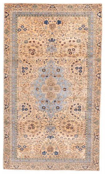Persian Style 4'10" x 8'4" Hand-knotted Wool Rug 