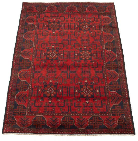 Afghan Finest Khal Mohammadi 4'3" x 6'4" Hand-knotted Wool Rug 