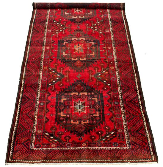 Persian Style 5'2" x 11'2" Hand-knotted Wool Rug 