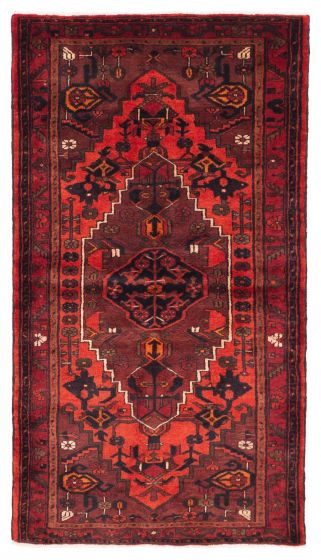 Persian Style 3'8" x 6'7" Hand-knotted Wool Rug 