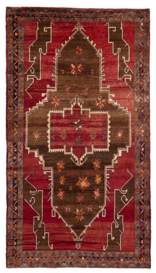 Persian Style 5'1" x 9'4" Hand-knotted Wool Rug 