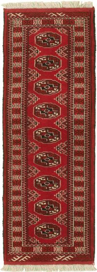 Tapis turkman 2'0" x 6'5" en laine