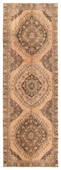Turkish Anadol Vintage 4'3" x 12'8" Hand-knotted Wool Rug 